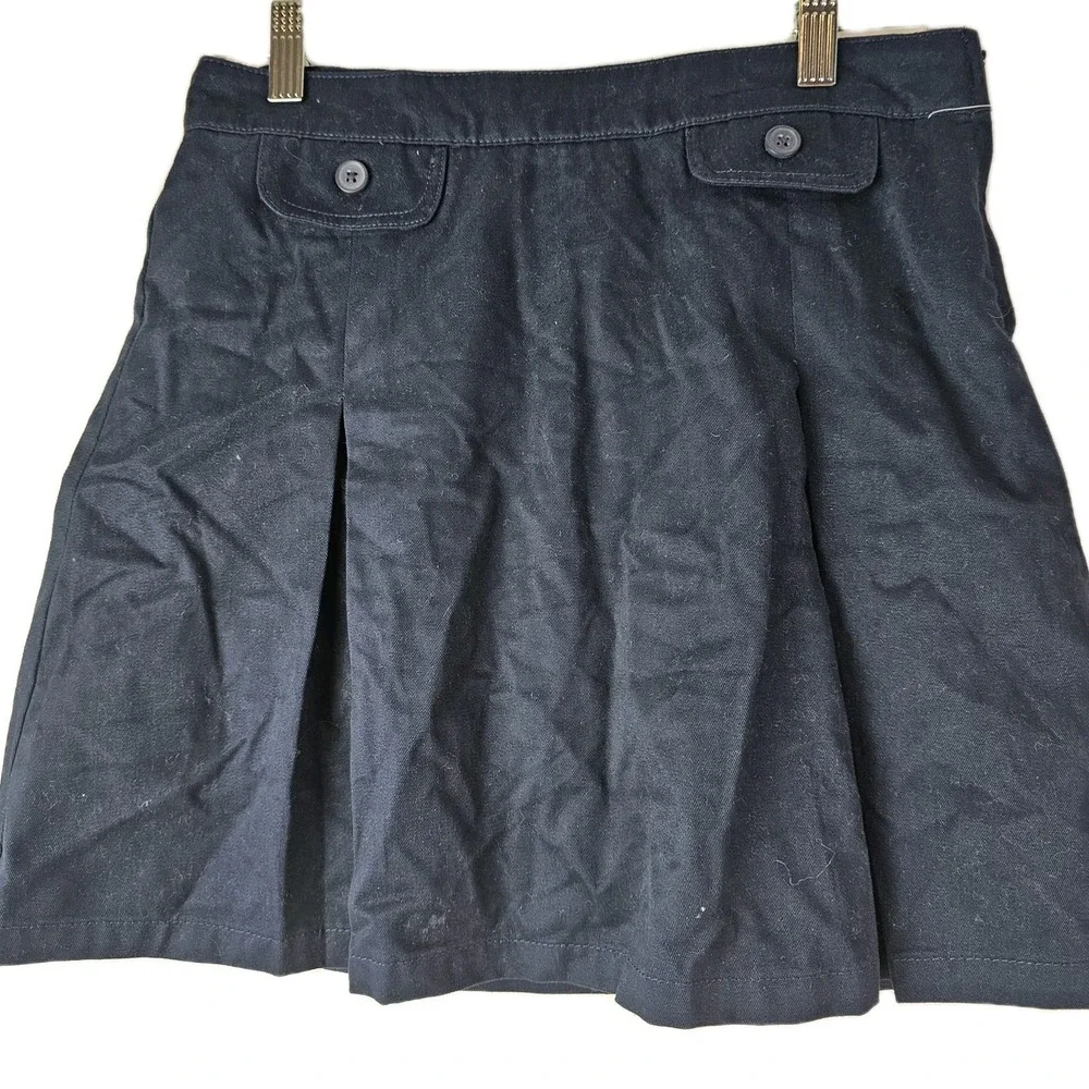 Simply Styled Girls 16 Navy Blue Uniform Skort Schoolwear‎ Adjustable Waist